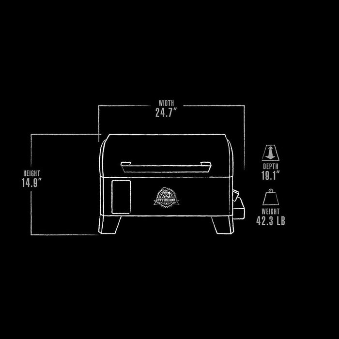 PIT BOSS 10697 Table Top Wood Grill #5X21