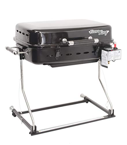 Flame King - YSNHT500 RV Or Trailer Mounted BBQ - Motorhome Gas Grill #5D2