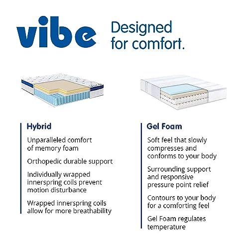 Vibe Gel Memory Foam Mattress, #7B8