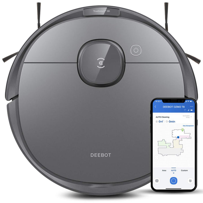 Ecovacs Deebot T8 Robot Vacuum and Mop Cleaner, #E19