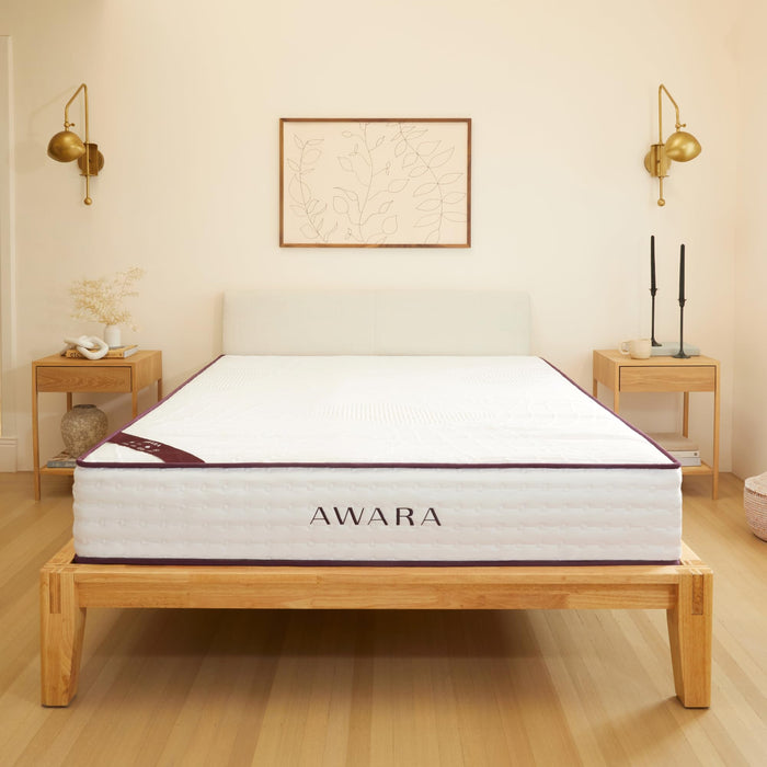 AWARA Natural Hybrid Twin Mattress  Certified Natural Latex #7G2