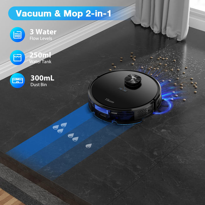 Tikom L9000 Robot Vacuum and Mop Combo, #E20