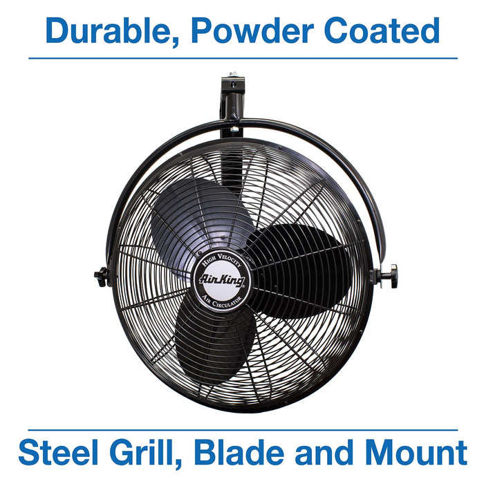 Air King 9020 1/6 HP Industrial Grade Wall Mount Fan #8E10