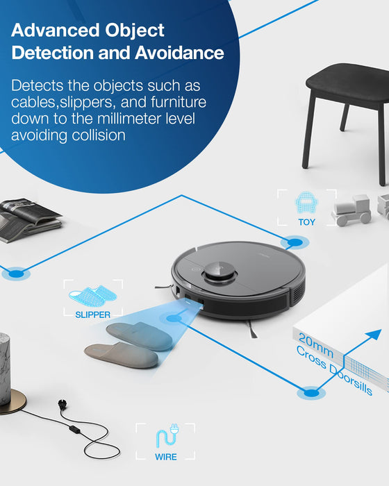 Ecovacs Deebot T8 Robot Vacuum and Mop Cleaner, #E19