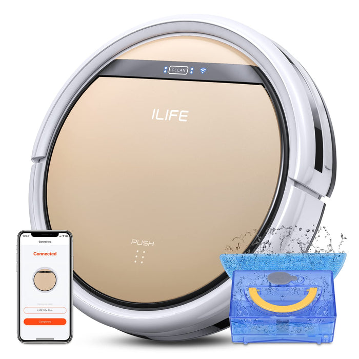 ILIFE V5s Plus Robot Vacuum and Mop Combo, #E24