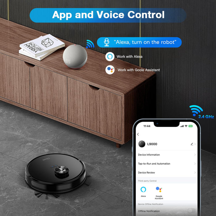 Tikom L9000 Robot Vacuum and Mop Combo, #E20