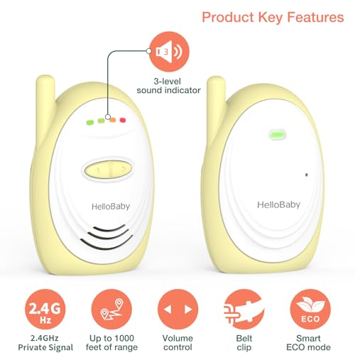 Hellobaby Audio Baby Monitor HB168 #15A8