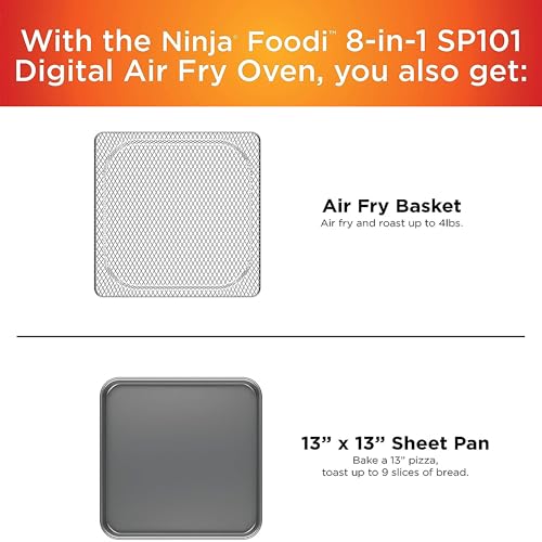 Ninja SP101 Digital Air Fry Countertop Oven  8-in-1  #14A11