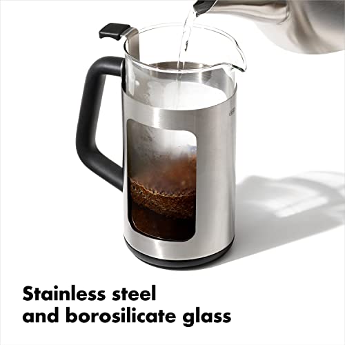 OXO Brew Stainless Steel French Press Coffee Maker #12A17