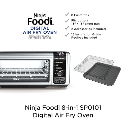 Ninja SP101 Digital Air Fry Countertop Oven  8-in-1  #14A11