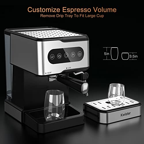 Kwister Espresso Machine 20 Bar Espresso Coffee Maker #13A17