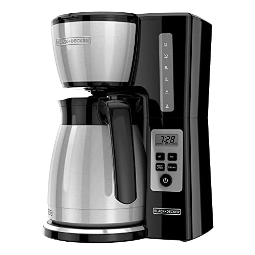 BLACK+DECKER 12 Cup Thermal Programmable Coffee Maker #10A4