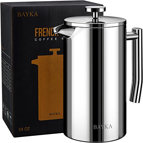 BAYKA French Press Coffee Tea Maker #12A7