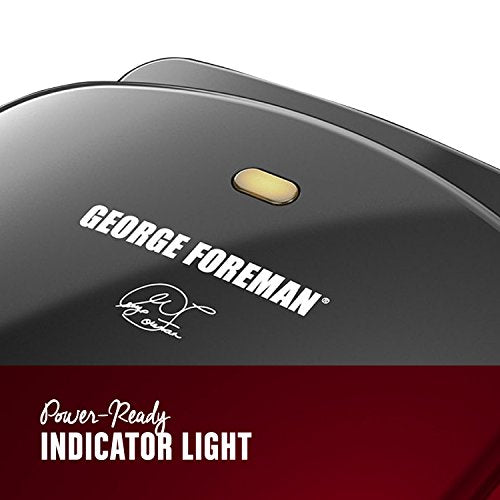 George Foreman GR10B Electric Indoor Grill #5C2