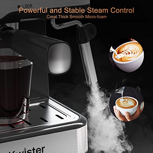 Kwister Espresso Machine 20 Bar Espresso Coffee Maker #13A17