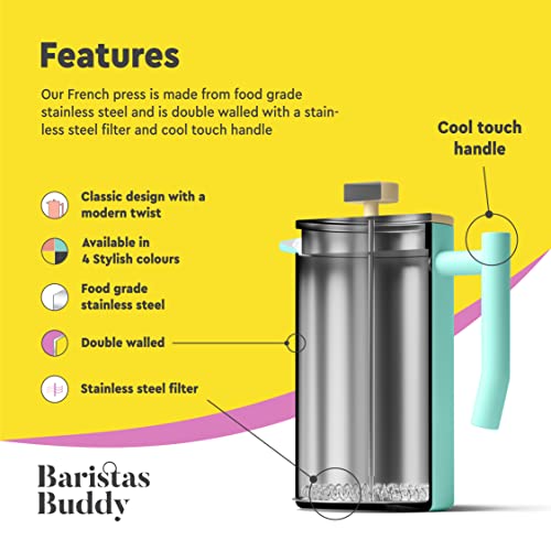 BaristasBuddy French Press Coffee Maker #12A5