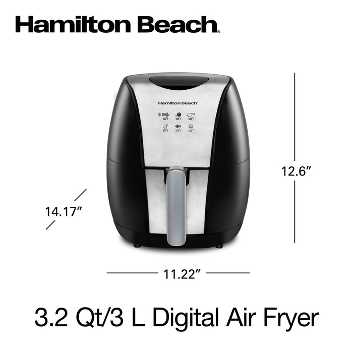 Hamilton Beach 3.2 Quart Digital Air Fryer Oven #14A33