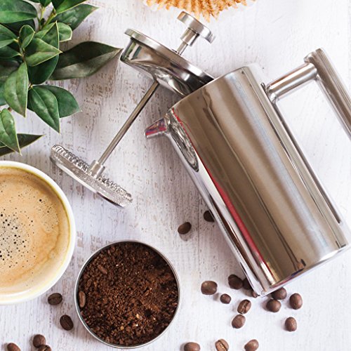 MIRA 20 oz Stainless Steel French Press Coffee Maker #12A32