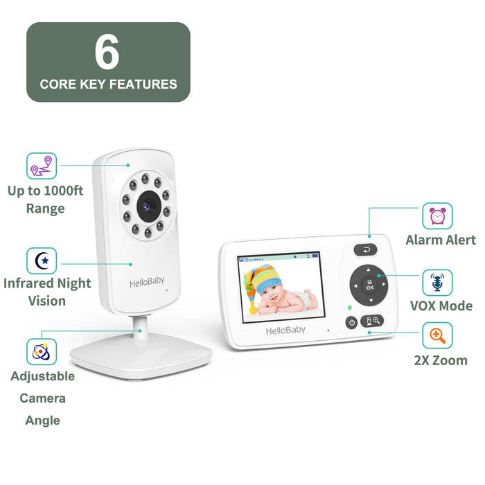 HelloBaby Monitor with Camera and Audio #17A4