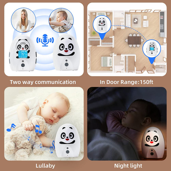 TimeFlys Audio Baby Monitor Panda #15A3