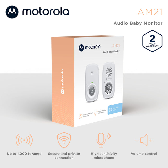 Motorola AM21 Audio Baby Monitor #15A9