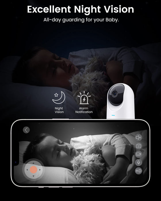 Baby Monitor - 2K Ultra HD Video Baby Monitor #16A15