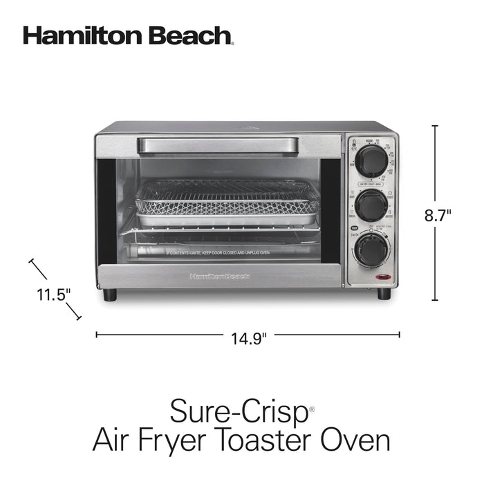 Hamilton Beach Sure-Crisp Toaster Oven Air Fryer Combo #14A17